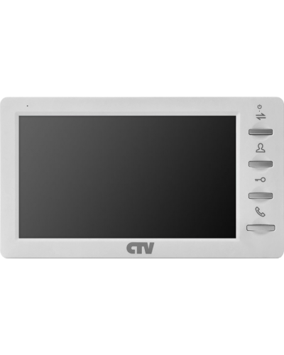 Монитор видеодомофона CTV-M1701 Plus (белый) в Петропавловске-Камчатском Абонентские IP устройства Pintop.ru