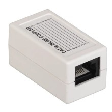 Проходной адаптер кат.5E UTP, тип RJ45-RJ45, белый ITK CS70-1C5EU