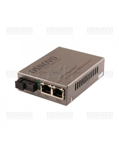Медиаконвертер Fast Ethernet OSNOVO OMC-100-21S5a в Петропавловске-Камчатском Медиаконвертеры Pintop.ru