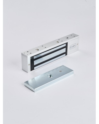 R-Lock RL-EM350-L0S - Электромагнитный замкок, 350кг, DC12/24B, цвет серебристый сатинированный алюминий RAL 7047 в Петропавловске-Камчатском Электромагнитные замки Pintop.ru