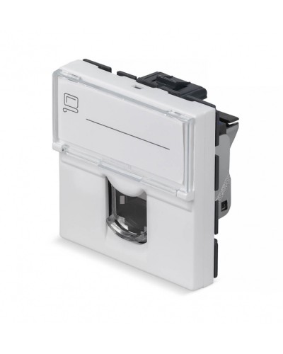 Модуль Keystone Jack RJ-45(8P8C), 180 градусов, категория 6, экранированная Cabeus (KJ-RJ45-Cat.6-SH-180T-FP-L-45) в Петропавловске-Камчатском Модули Keystone Pintop.ru