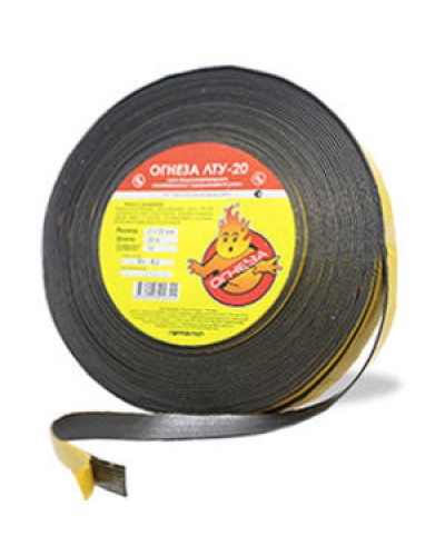 Лента термоуплотнительная Огнеза ОГНЕЗА-ЛТУ 2*20 мм., рулон 25 пог.м. в Петропавловске-Камчатском Дополнительное оборудование пожаротушения Pintop.ru