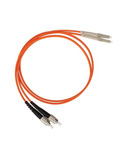 Патч-корд оптический переходной (MM), 50/125 (OM2), LC/UPC-FC/UPC, (Duplex), LSZH, 1м 50-3267 в Петропавловске-Камчатском Патч-корды оптические Pintop.ru