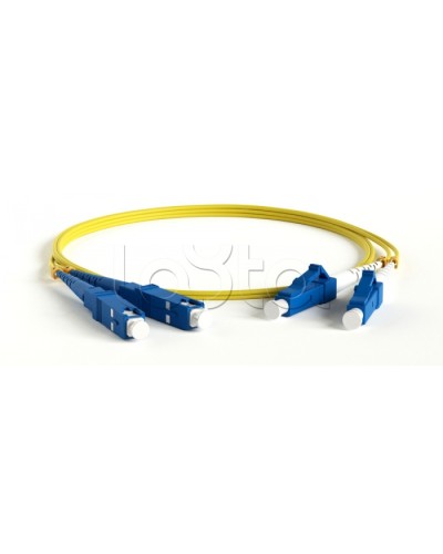 Патч-корд волоконно-оптический Hyperline FC-D2-9-LC/UR-SC/UR-H-10M-LSZH-YL в Петропавловске-Камчатском Патч-корды оптические Pintop.ru