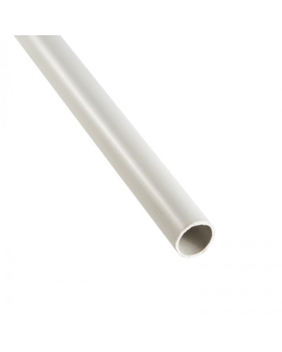 Труба ПНД гладкая тяжелая, цвет серый, диам 16мм (3м) Экопласт (23016-GR) в Петропавловске-Камчатском Гладкая труба Pintop.ru