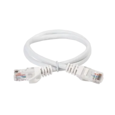 PC08-C5EU-1M ITK Коммутационный шнур (патч-корд) кат.5E UTP 1м белый