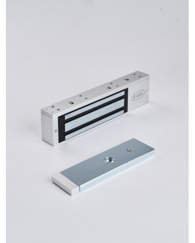 R-Lock RL-EM350-LSS - Электромагнитный замкок, 350кг, DC12/24B, цвет серебристый сатинированный алюминий RAL 7047, два датчика втроены в корпус замка: датчик Холла и магнито-контактный датчик в Петропавловске-Камчатском Электромагнитные замки Pintop.ru