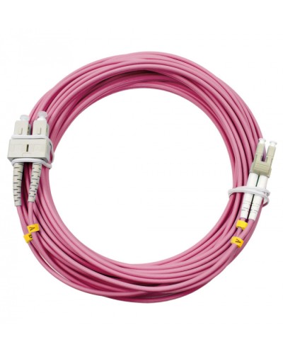 Шнур оптический duplex LC-SC 50/125 mm OM4 20м LSZH Cabeus FOP-50-OM4-LC-SC-20m в Петропавловске-Камчатском Патч-корды оптические Pintop.ru