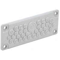 TITAN Ввод кабельный мембр. 35 отв. d=7-32мм IP65 серый IEK (TI-00D-MC-035-65)