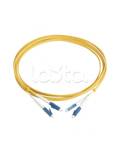 Патч-корд волоконно-оптический Hyperline FC-D2-9-LC/UR-LC/UR-H-3M-LSZH-YL в Петропавловске-Камчатском Патч-корды оптические Pintop.ru