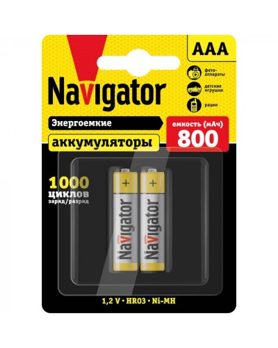 Аккумулятор Navigator 94 461 NHR-800-HR03-BP2 в Петропавловске-Камчатском Электротехническое оборудование Pintop.ru