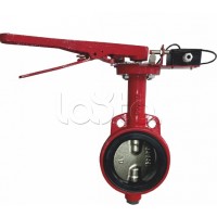 Затвордисковый с ручным приводом с контролем положения УКПЗА Спецавтоматика 3т 200/1,6(Р)-Ф.У3.1-"АМК-200v2"