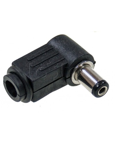 Разъем питания штекер 2.1х5.5x10мм угловой (50шт/уп) REXANT 14-0312 в Петропавловске-Камчатском Коннекторы Pintop.ru