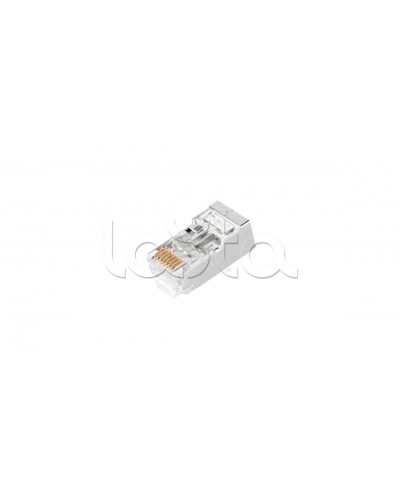 Коннектор NIKOMAX RJ45/8P8C под витую пару, Кат.5е (Класс D), уп-ка 100шт. (NMC-RJ88RZ50SD1-PT-100) в Петропавловске-Камчатском Коннекторы и разъемы Pintop.ru