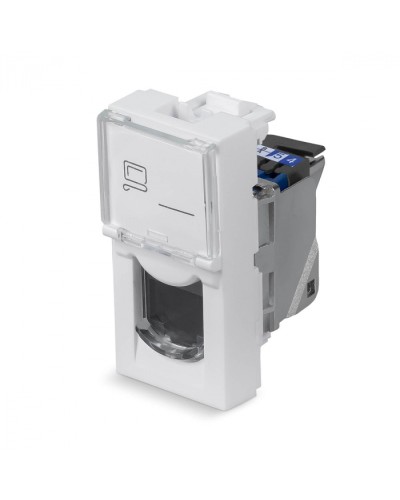 Модуль Keystone Jack RJ-45(8P8C), 180 градусов, категория 6, экранированная Cabeus (KJ-RJ45-Cat.6-SH-180T-FP-L-22,5) в Петропавловске-Камчатском Модули Keystone Pintop.ru