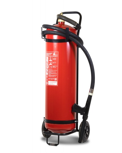 Огнетушитель ПОЖТЕХНИКА ОП-50(з) МИГ Е (10А, 233В-3, С, Е) на тележке с перекр.стволом в Петропавловске-Камчатском Огнетушители Pintop.ru