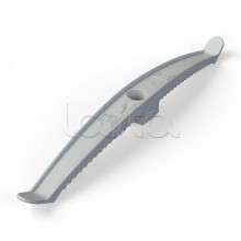 Держатель кабеля двусторонний для прямого монтажа серый (20шт/120шт уп/кор) Промрукав (PR13.0382)