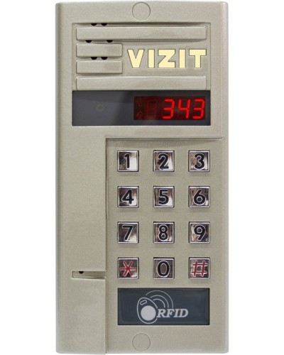 Блок вызова Vizit БВД-343FCPW в Петропавловске-Камчатском Блоки вызова многоабонентные Pintop.ru