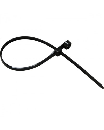 Хомут-стяжка нейлоновый под винт 4.8х200 мм чёрный (100шт/уп) REXANT 07-0205 в Петропавловске-Камчатском Стяжки-хомуты Pintop.ru