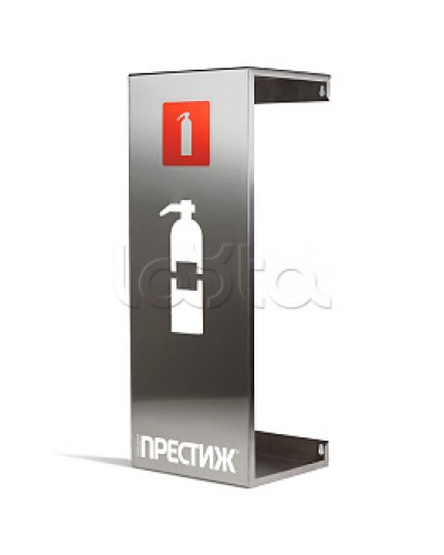 Подставка настенная под огнетушитель ПРЕСТИЖ-Н (скотч брайт) ПОЖТЕХНИКА в Петропавловске-Камчатском Аксессуары для огнетушителей Pintop.ru