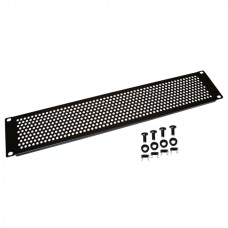 19" вентиляционная фальш-панель 2U, черная LANMASTER (LAN-DC-VNP-2U)