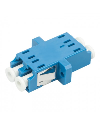 Адаптер оптический проходной LC-LC, OS2, дуплекс (duplex), синий Datarex DR-541102 в Петропавловске-Камчатском Коммутационные изделия Pintop.ru