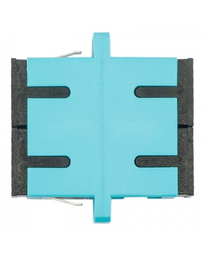 Адаптер оптический проходной SC-SC, OM3, дуплекс (duplex), бирюзовый Datarex DR-541023 в Петропавловске-Камчатском Коммутационные изделия Pintop.ru