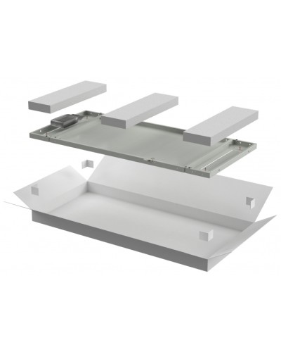 ITK LINEA N Панель задняя 600мм шкафа 28U сер. (LN35-28U6X-ZM) в Петропавловске-Камчатском Аксессуары для стоек и шкафов Pintop.ru