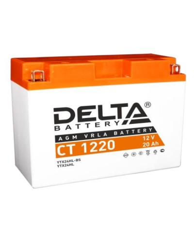 Аккумулятор АКБ 12 - 20 Delta CT 1220 в Петропавловске-Камчатском Электротехническое оборудование Pintop.ru