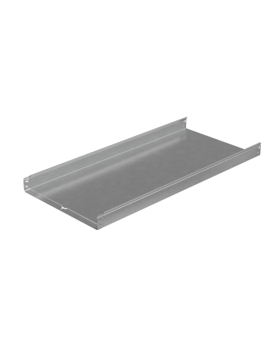 Лоток неперфорированный 80х600х1,0 L2500 мм Быстрый монтаж ПЛЮС HD85 КМ-профиль (LNplus80-600-1.0-2500 HD85) в Петропавловске-Камчатском Кабельные лотки Pintop.ru