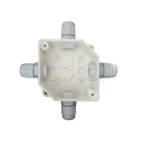 Коробка распределительная Магнито-контакт КР60х60х30, IP65 (с 4-мя кабельными вводами ПКВ12х1.5) АТФЕ.685552.178