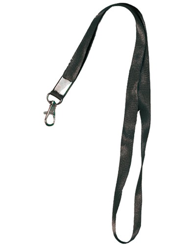 Лента шёлковая с металлическим карабином-защёлкой Tantos TS-STR (black) в Петропавловске-Камчатском Дополнительное оборудование для СКУД Pintop.ru