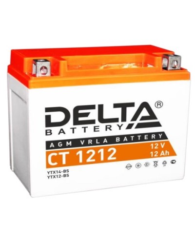 Аккумулятор АКБ 12 - 12 Delta CT 1212* в Петропавловске-Камчатском Электротехническое оборудование Pintop.ru