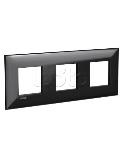 Рамка ARTLEBEDEV Черный квадрат Avanti, 6 мод. DKC 4402906 в Петропавловске-Камчатском Аксессуары для лотков Pintop.ru