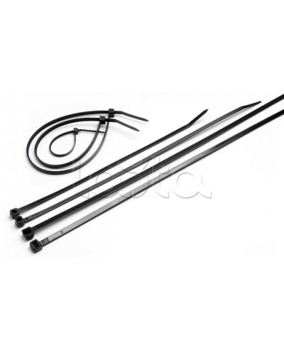 Стяжка нейлоновая неоткрывающаяся, безгалогенная (halogen free), 450x4.8мм, черная (100 шт) Cabeus CTBL-450 в Петропавловске-Камчатском Стяжки-хомуты Pintop.ru