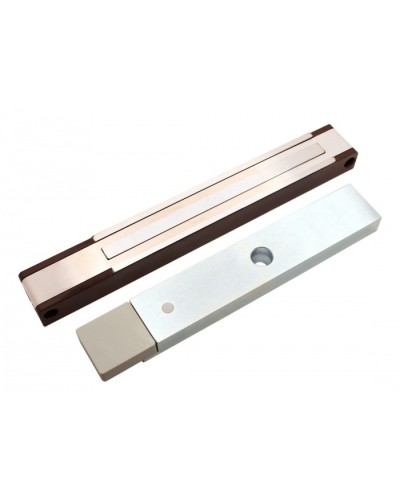 Электромагнитный замок с датчиком состояния двери ALeko ALM-200P (24В коричневый) в Петропавловске-Камчатском Электромагнитные замки Pintop.ru