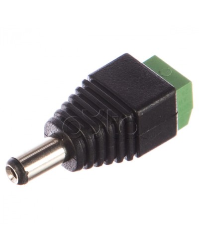 Разъем питания штекер 2.1х5.5 с клеммной колодкой (50шт/уп) REXANT 14-0314 в Петропавловске-Камчатском Коннекторы Pintop.ru