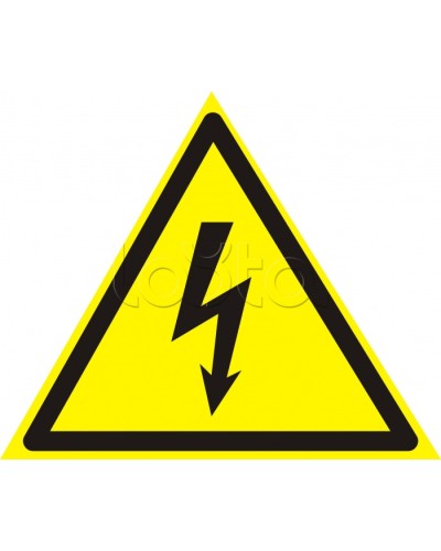 Знак электробезопасности Опасность поражения электротоком 200x200 (5шт/уп) REXANT 56-0006 в Петропавловске-Камчатском Дополнительное оборудование для ОПС Pintop.ru