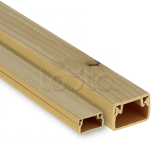 Канал кабельный (40х25) (24 м) светлое дерево EKF-Plast (kk-40-25w)