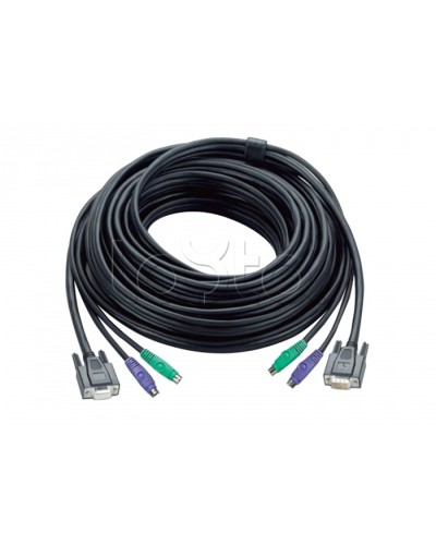 КВМ-кабель с интерфейсами PS/2, VGA (30м) ATEN 2L-1030P в Петропавловске-Камчатском Видеоусилители, Модуляторы, Делители Pintop.ru