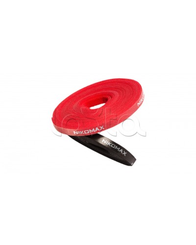 NIKOMAX (NMC-CTV05M-25-RL-GN) - Стяжка-липучка NIKOMAX нарезаемая, в рулоне 5м, ширина 25мм, зеленая в Петропавловске-Камчатском Стяжки-хомуты Pintop.ru