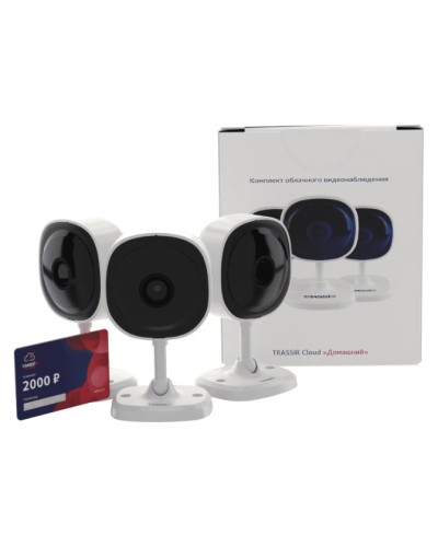 Комплект облачного видеонаблюдения TRASSIR 3TRCloud2000 в Петропавловске-Камчатском IP-камеры Pintop.ru
