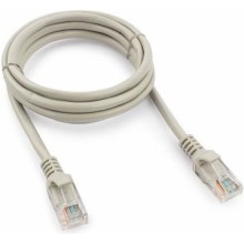 Патч-корд медный U/UTP, категория 6, 24 AWG (0,51 мм), неэкранированный, LSZH, серый, 5 м.