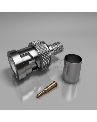 Разъем штекер BNC под обжим ПожТехКабель PTK-Accessories в Петропавловске-Камчатском Коннекторы Pintop.ru