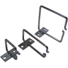 Скоба-органайзер металлическая для установки на 19" профиль, 80х80 мм TWT TWT-RING-M80x80