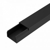 Кабель-канал черный 2-й замок в п/э 25х16 мм (50 м/уп) Промрукав (PR03.0212)