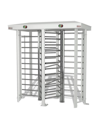 Турникет моторизованный сдвоенный полноростовой гибрид Oxgard Praktika Т-10-GM Doublе Pass (ВЗР 2332-05) в Петропавловске-Камчатском Турникеты Pintop.ru