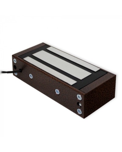 Замок электромагнитный Олевс М1-200 с планкой медный антик в Петропавловске-Камчатском Электромагнитные замки Pintop.ru