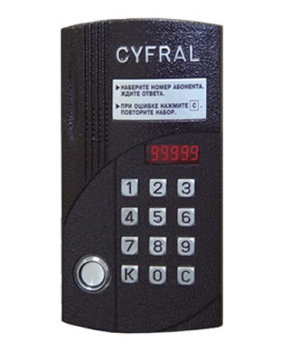 Блок вызова аудиодомофона на 20 абонентов Цифрал CCD-20/TCVС в Петропавловске-Камчатском Блоки вызова многоабонентные Pintop.ru