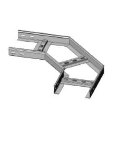 Угол горизонтальный 90° 200х100 (1,2) для лестничного лотка ПожТехКабель (650-519) в Петропавловске-Камчатском Кабельные лотки Pintop.ru